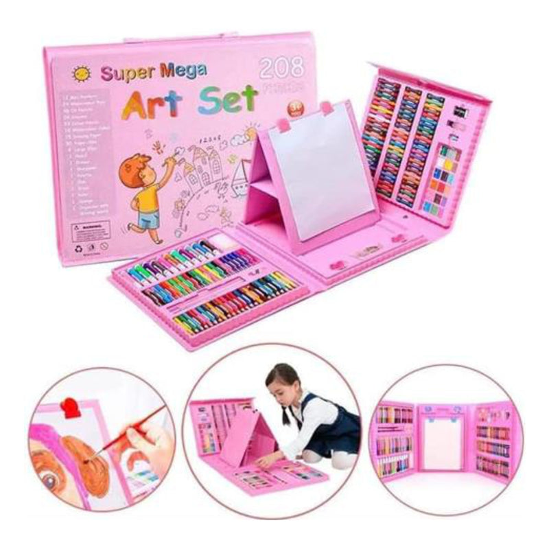 🎨 Set de Arte con Maletín – 208 Piezas 🎨