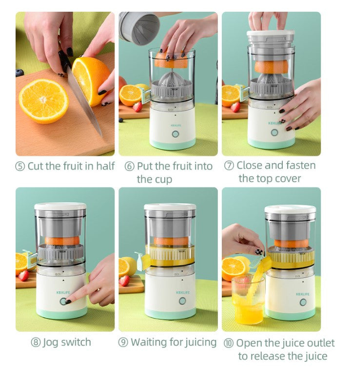 Exprimidor Inalámbrico para el Hogar 🍊🔋