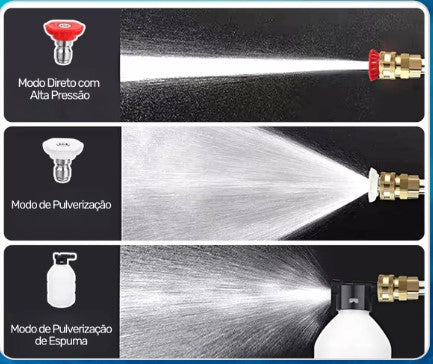 Hidrolavadora Portátil 48V – Limpieza Eficiente y Sin Esfuerzo (2 BATERIAS)